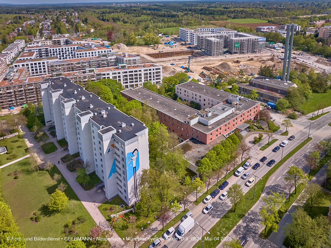 04.05.2023 - Graffiti am Karl-Marx-Ring 75 in Neuperlach